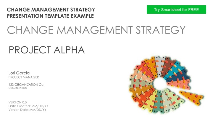change management strategy presentation template