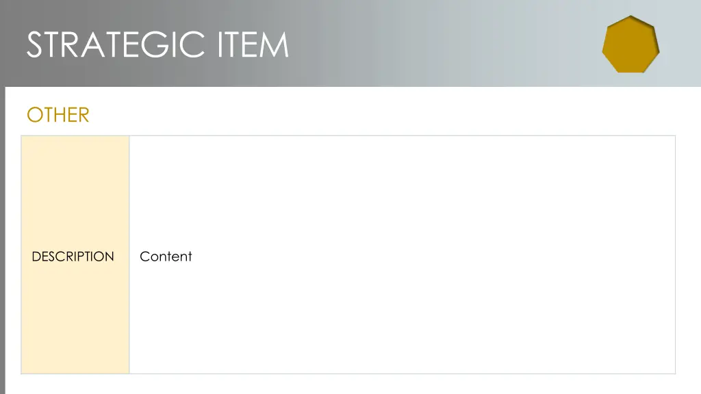 strategic item 6
