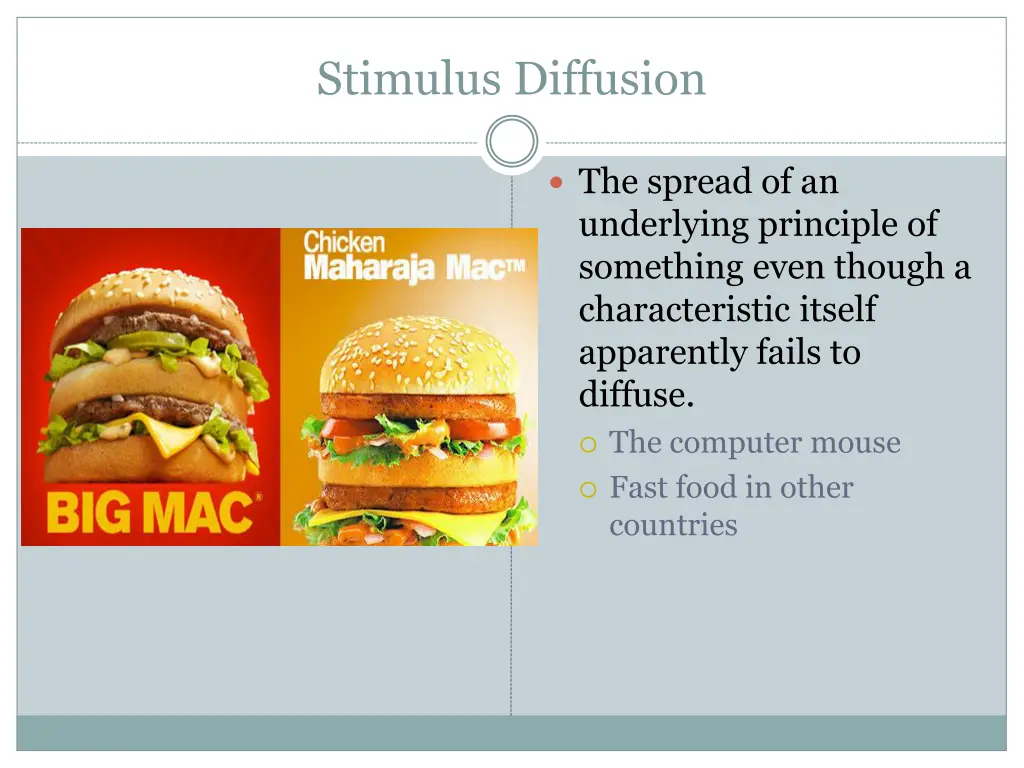 stimulus diffusion