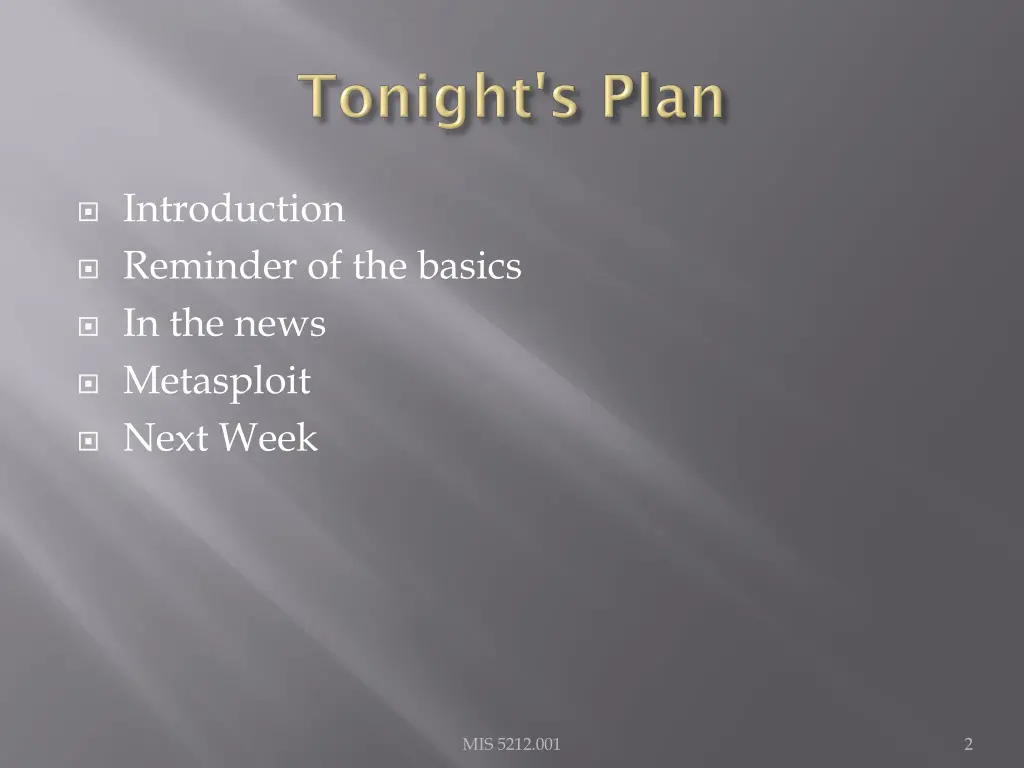 introduction reminder of the basics in the news