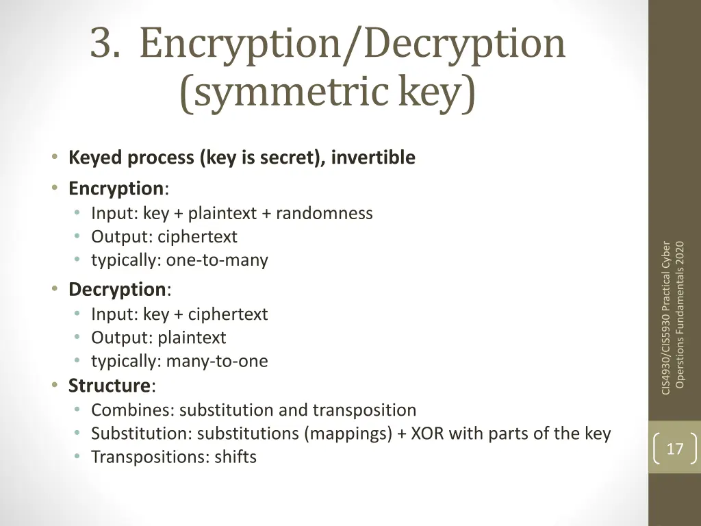 3 encryption decryption symmetric key