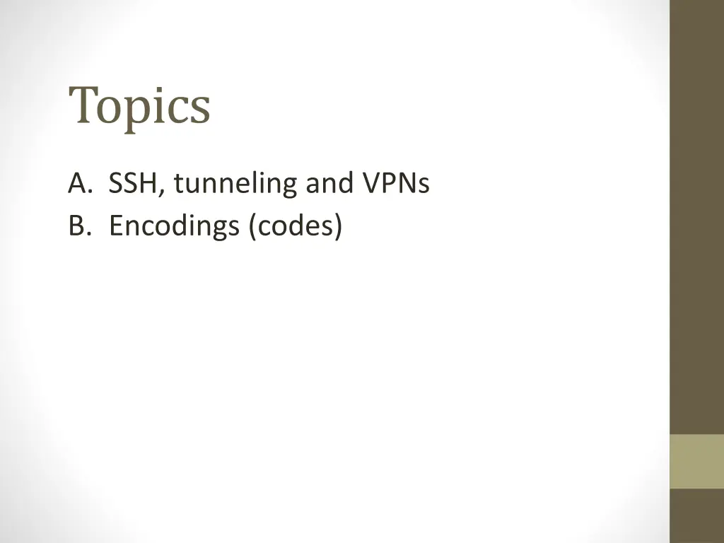 topics