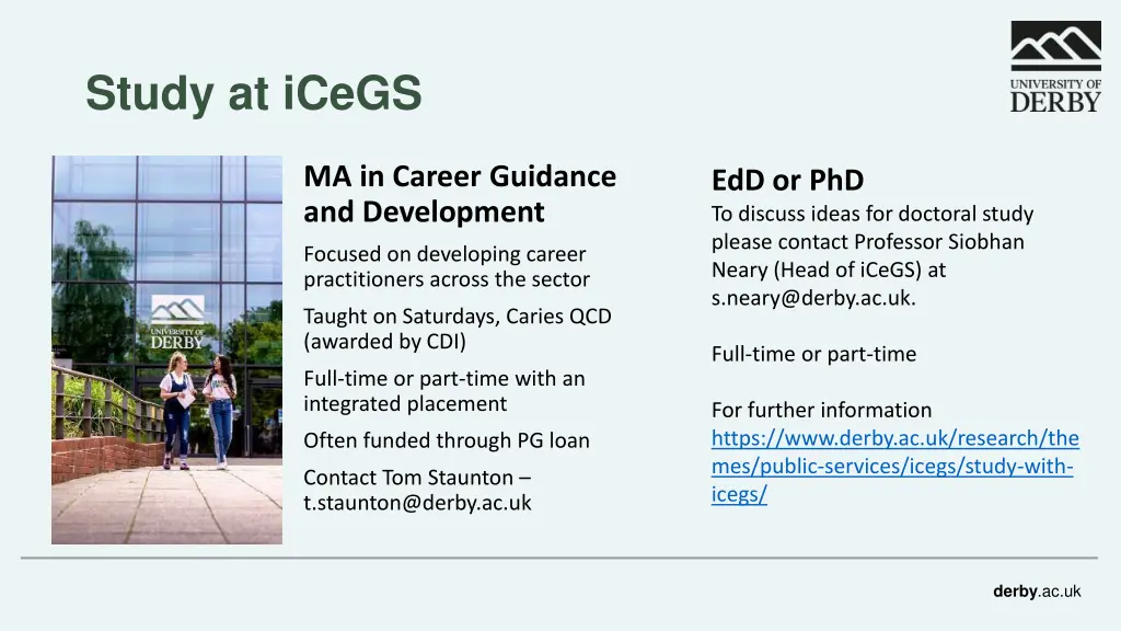 study at icegs