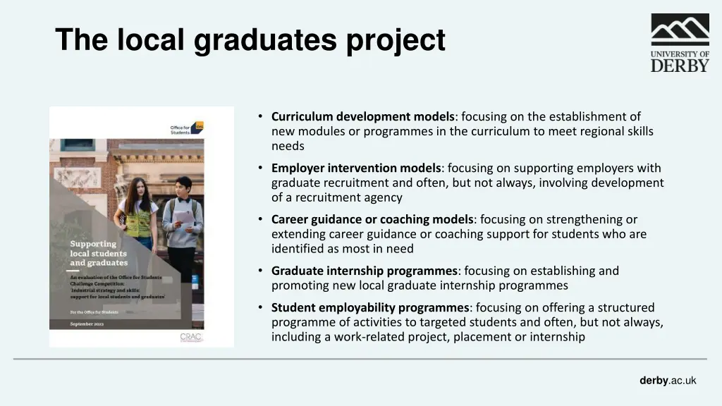 the local graduates project