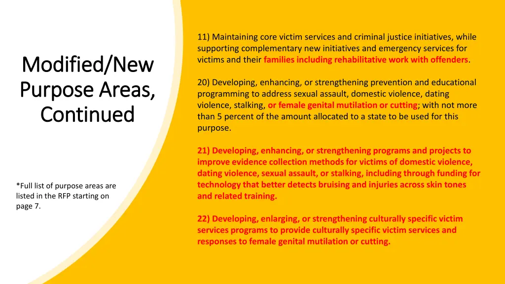 11 maintaining core victim services and criminal