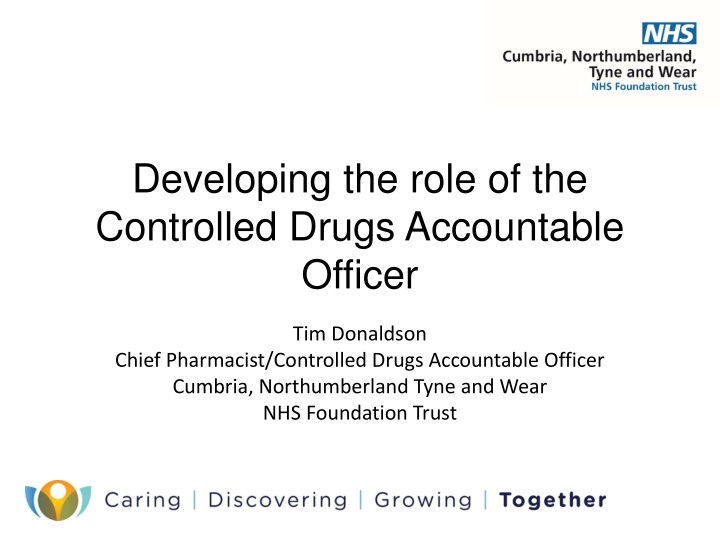 developing the role of the controlled drugs