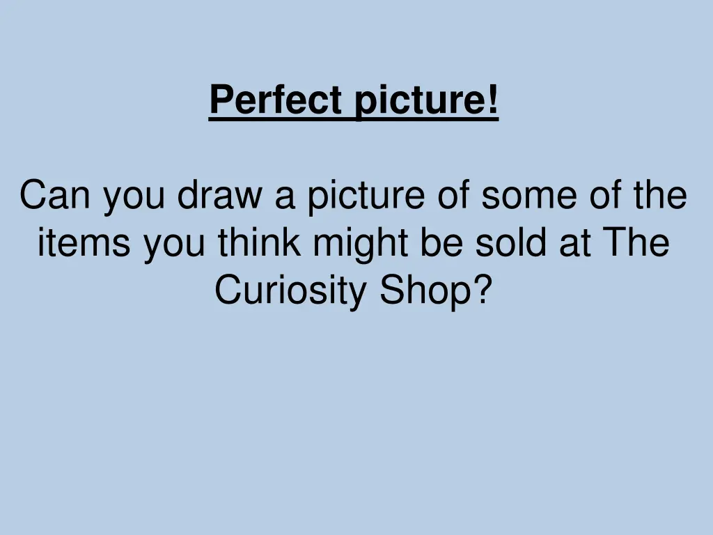 perfect picture