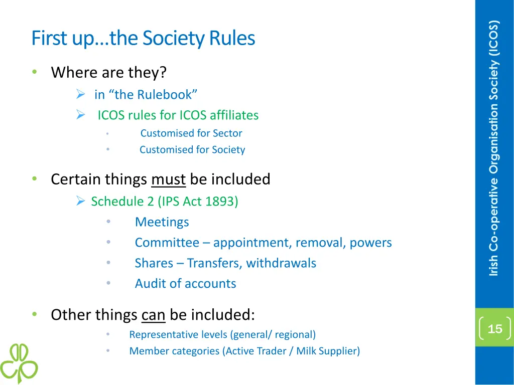 irish co operative organisation society icos 13