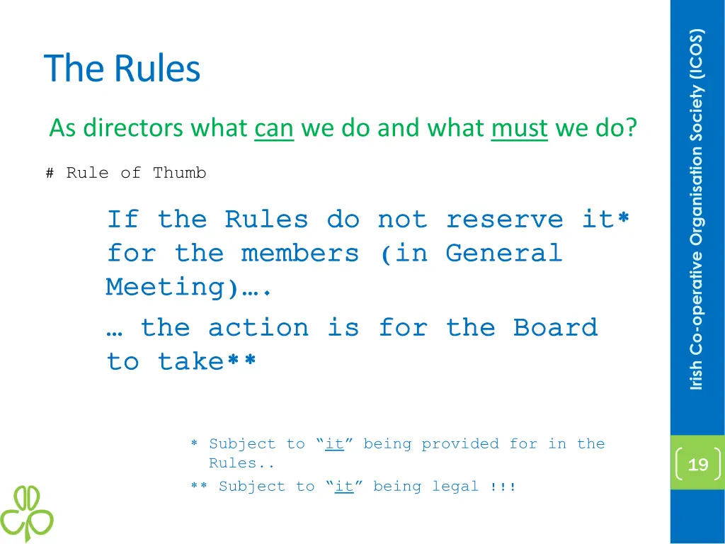 irish co operative organisation society icos 17