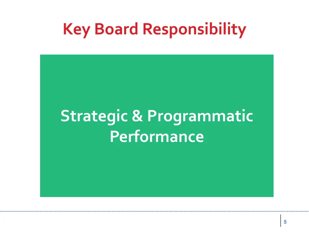 key board responsibility