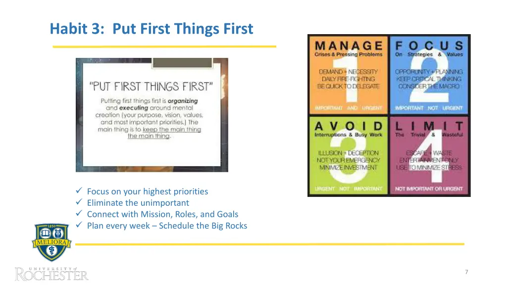 habit 3 put first things first october 30 2018