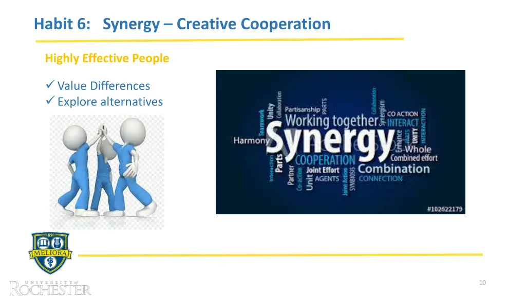 habit 6 synergy creative cooperation october