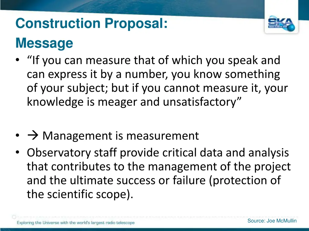construction proposal message