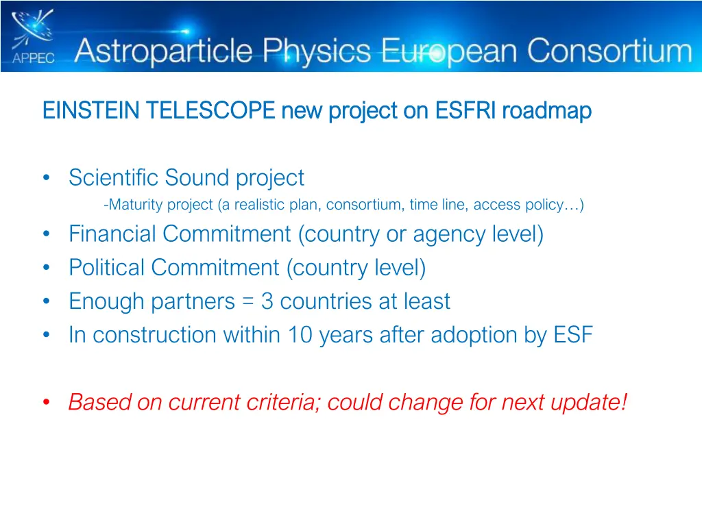 einstein telescope new project on einstein