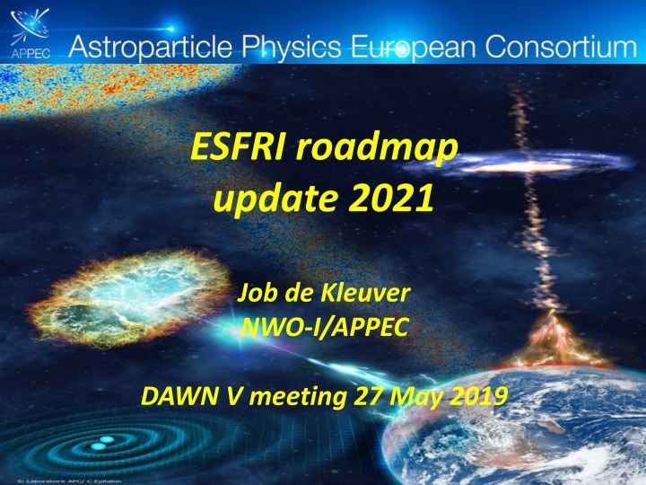 esfri roadmap update 2021
