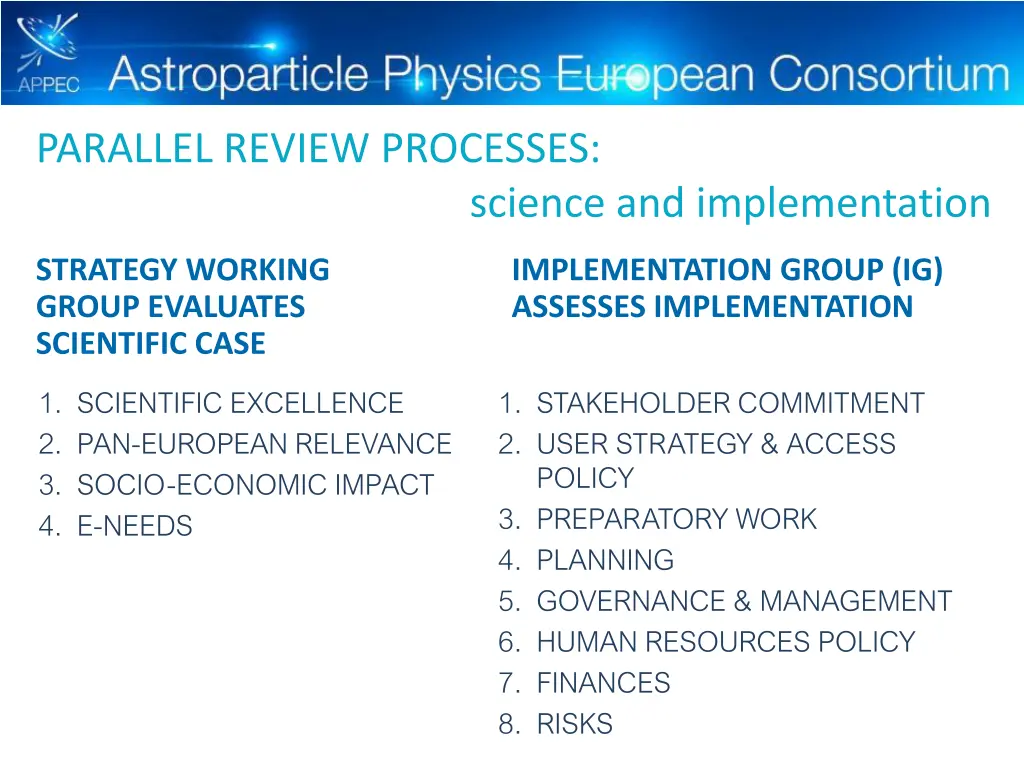 parallel review processes