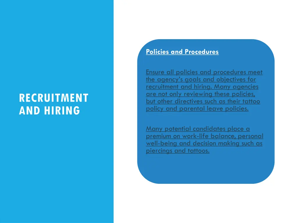policies and procedures