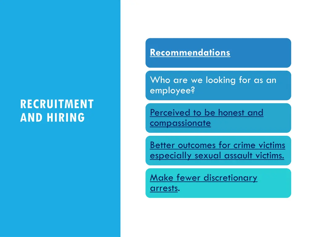 recommendations 7