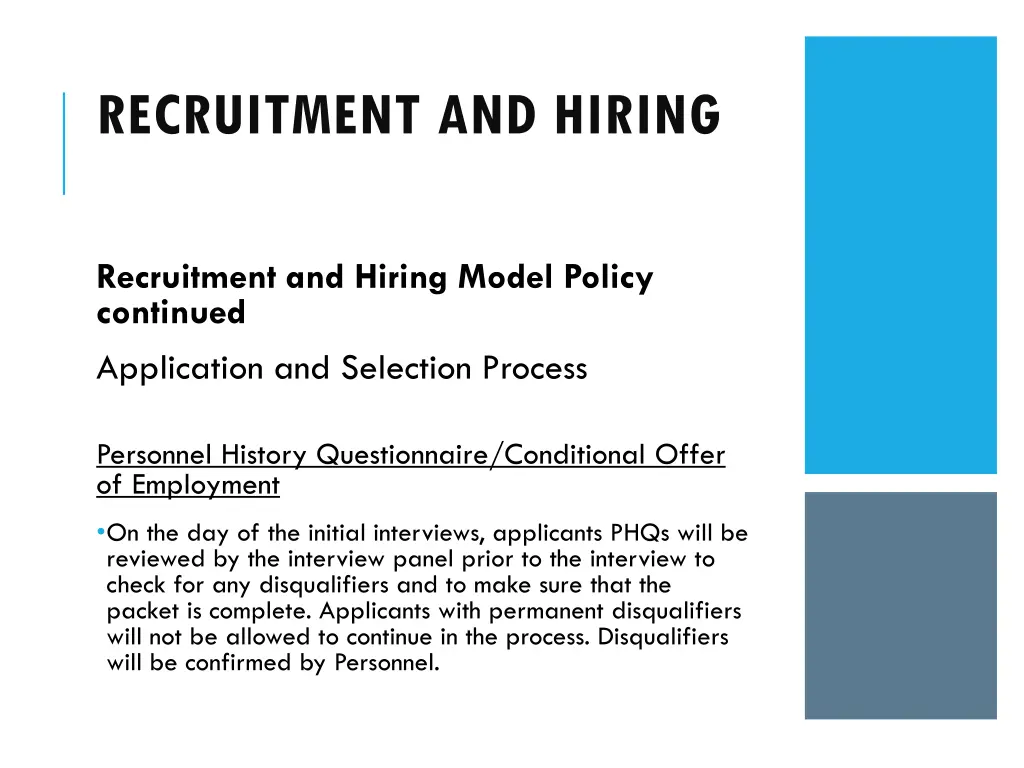 recruitment and hiring 11