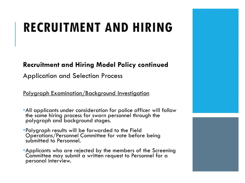 recruitment and hiring 12