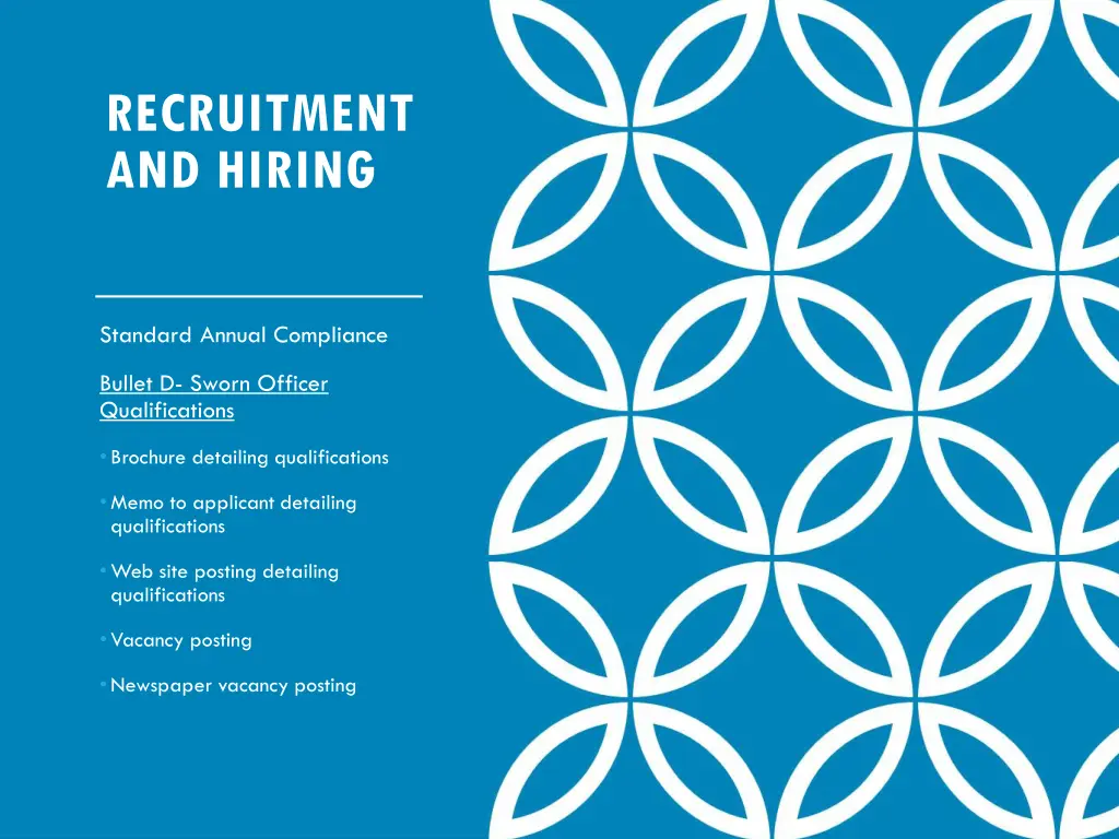 recruitment and hiring 17