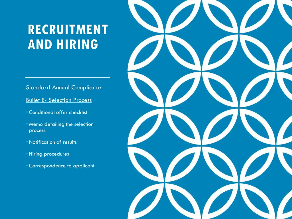 recruitment and hiring 18