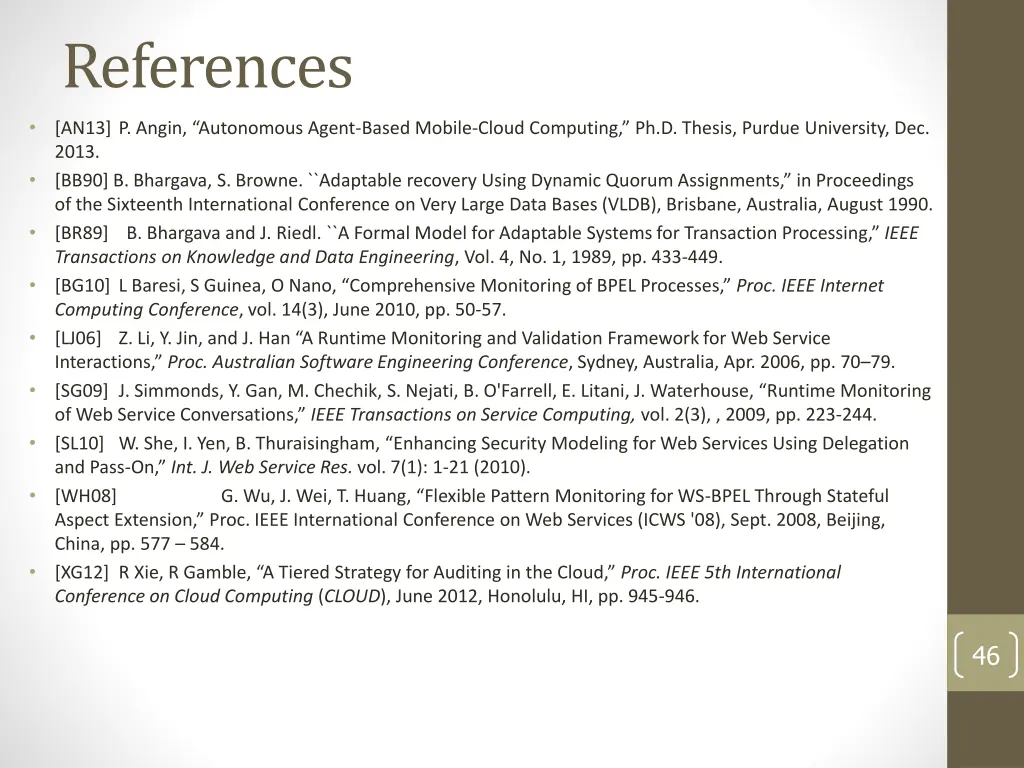 references