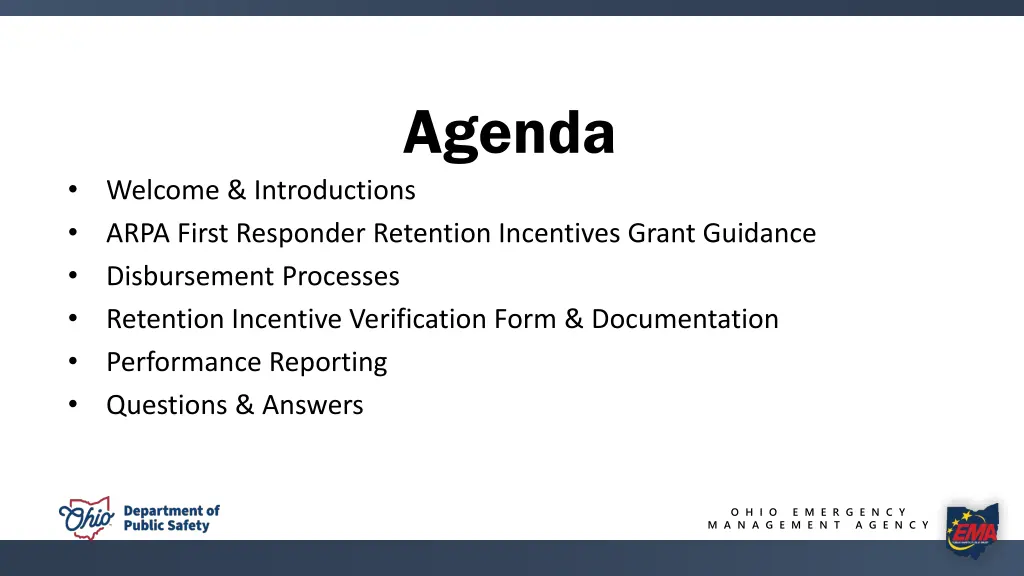 agenda