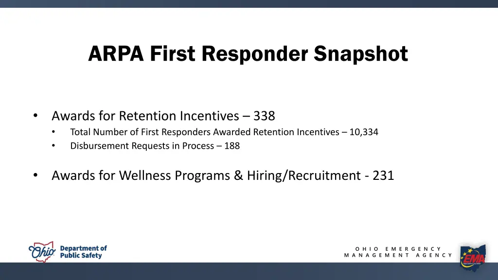 arpa first responder snapshot
