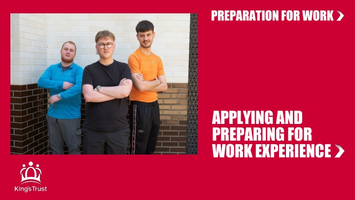 preparation for work