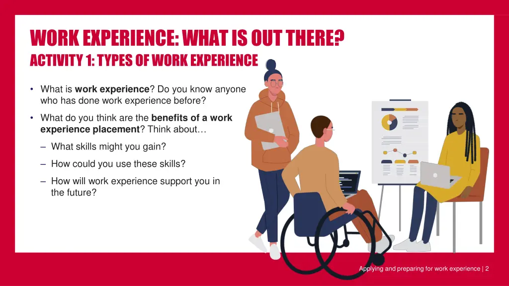 work experience what is out there activity1