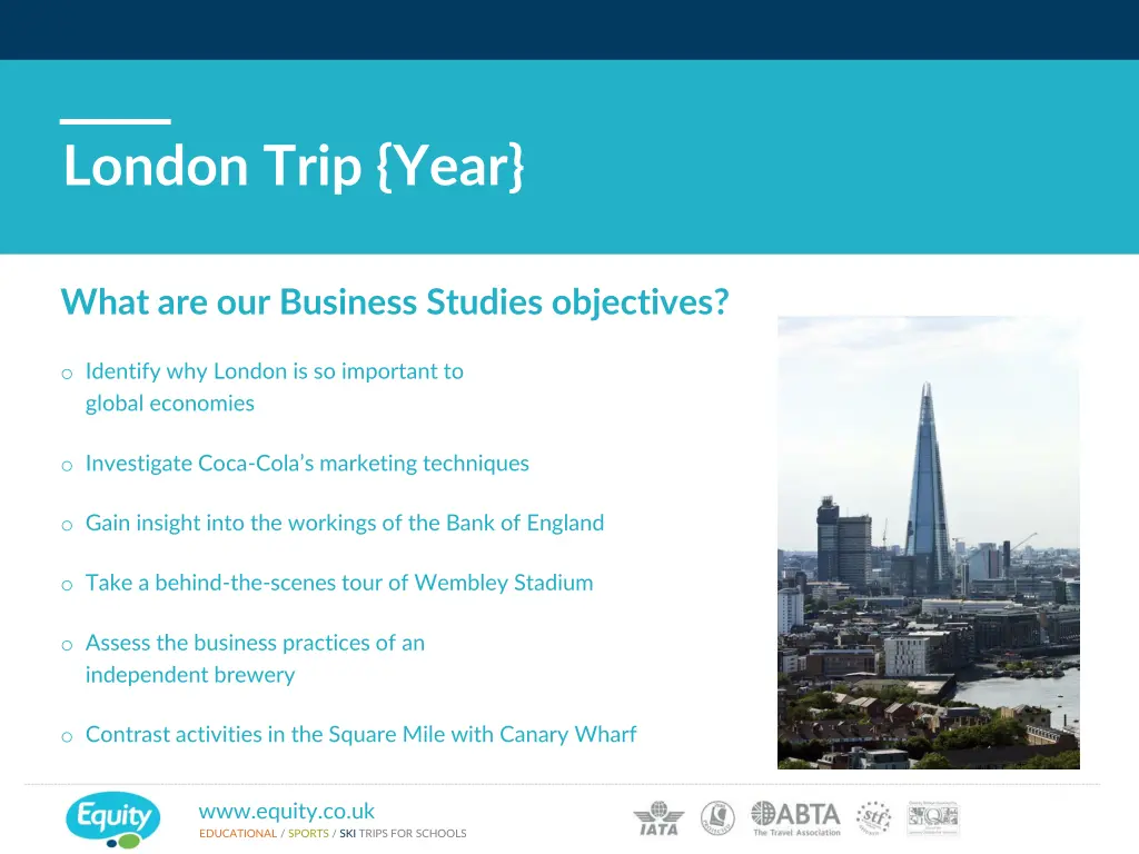 london trip year 1