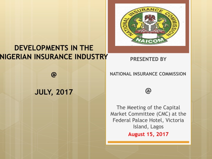 developments in the nigerian insurance industry