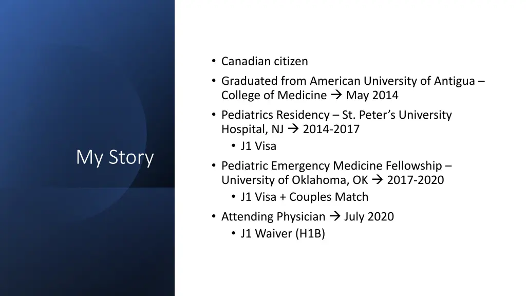 canadian citizen graduated from american