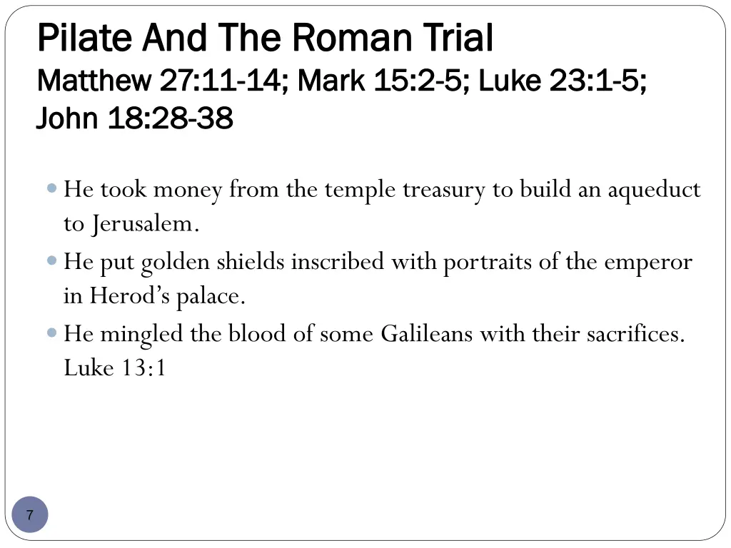 pilate and the roman trial pilate and the roman 1