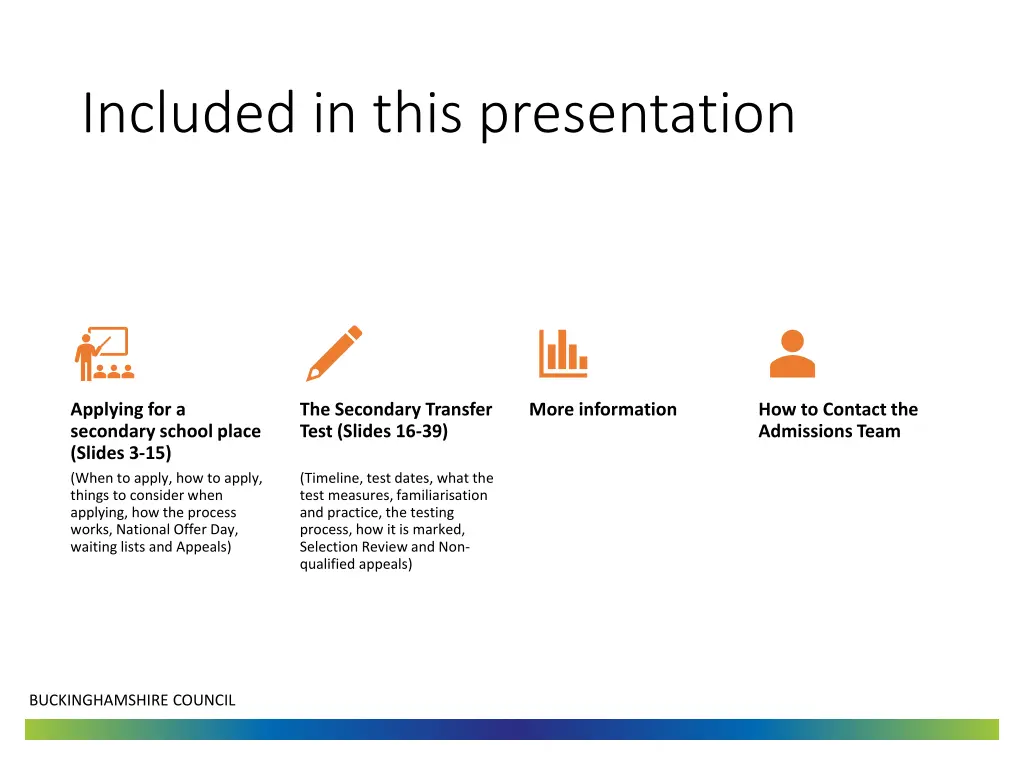 included in this presentation
