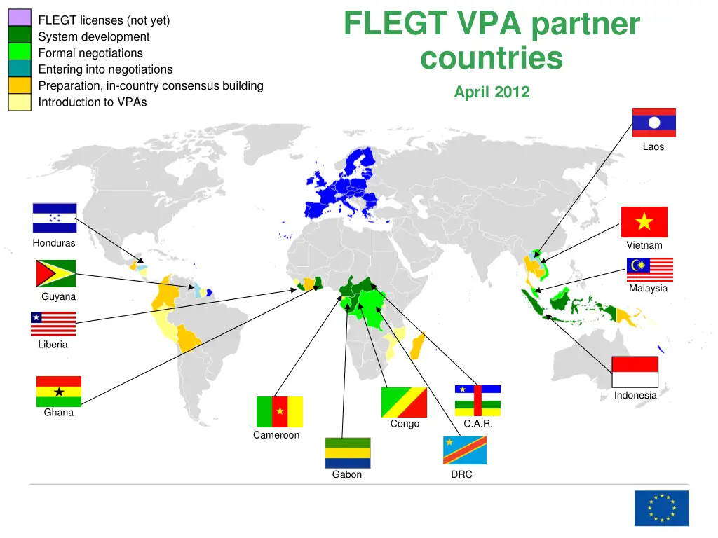 flegt vpa partner countries april 2012