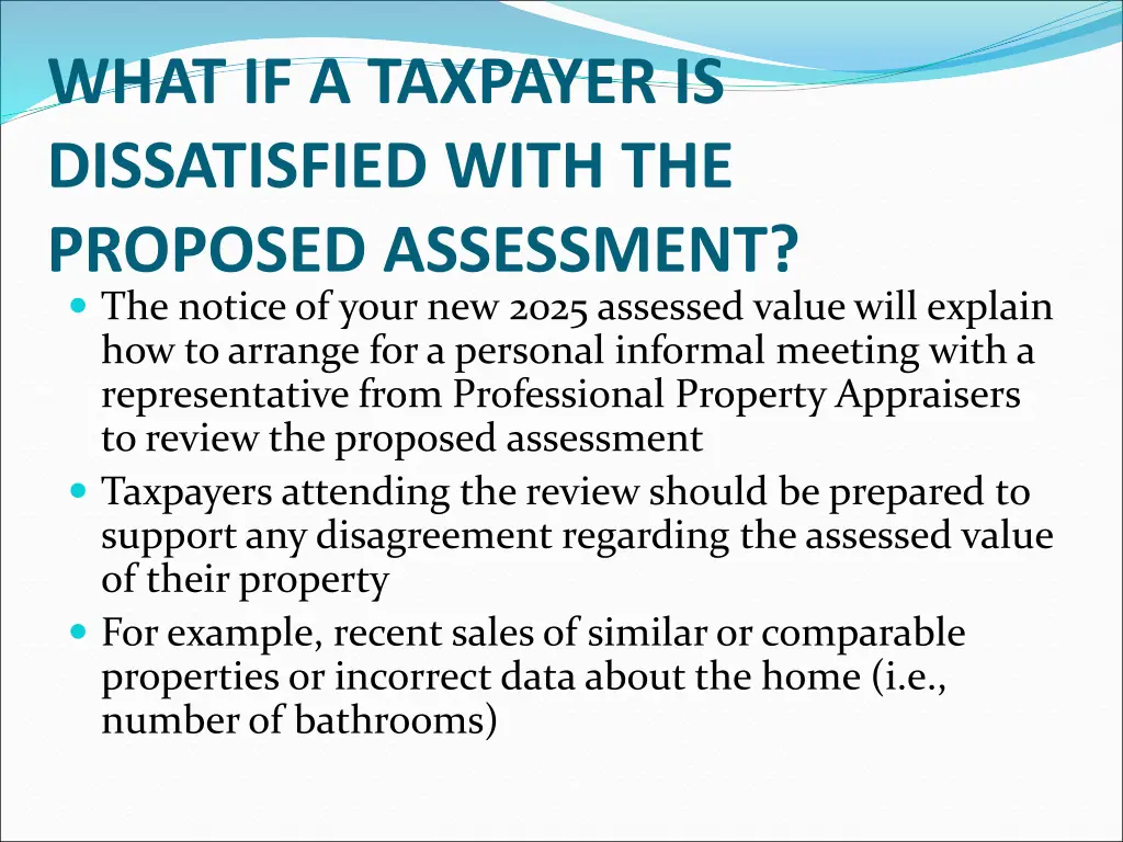 what if a taxpayer is dissatisfied with