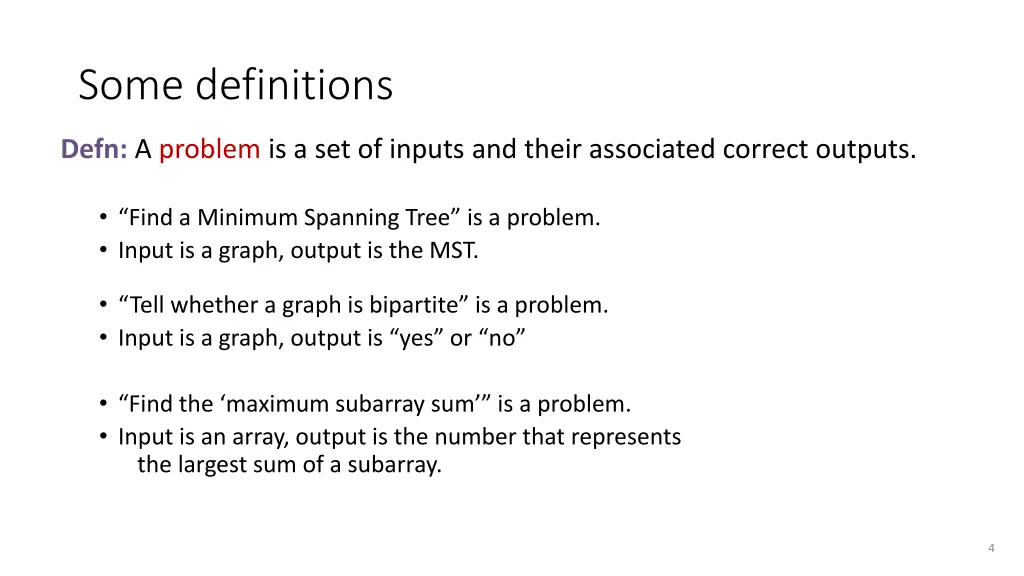 some definitions