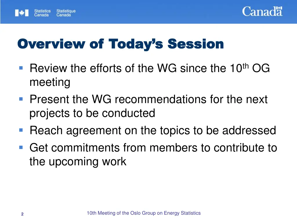 overview of today s session overview of today
