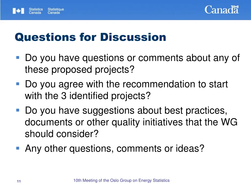 questions for discussion