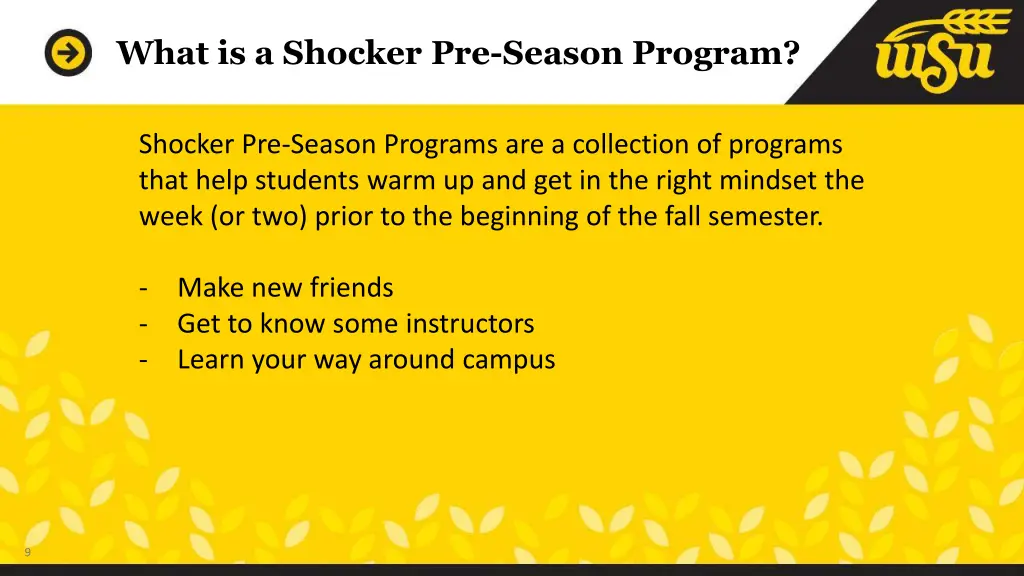 what is a shocker pre season program