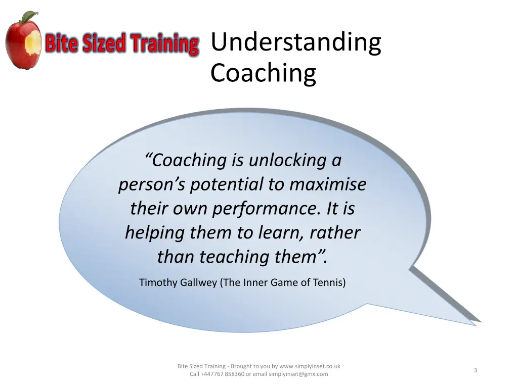 understanding coaching