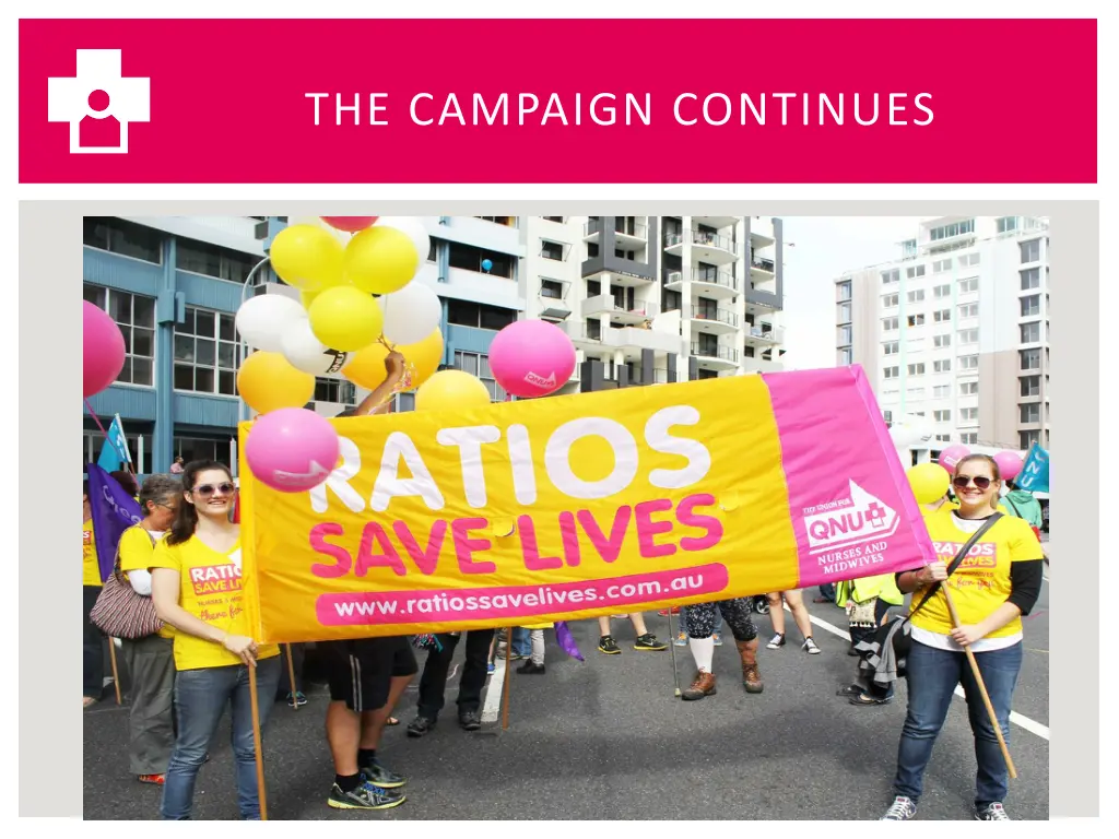 the campaign continues