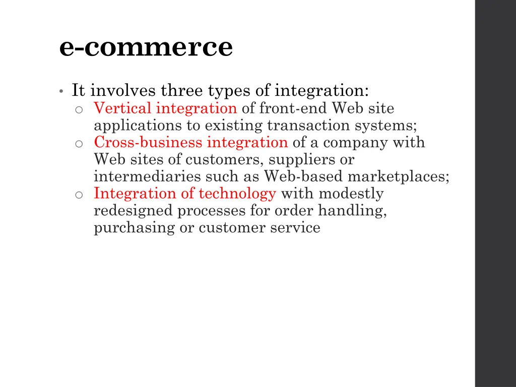 e commerce