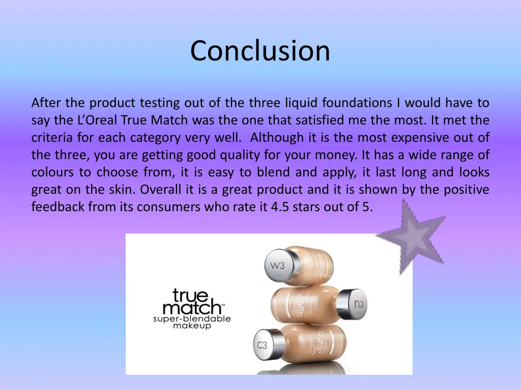 conclusion