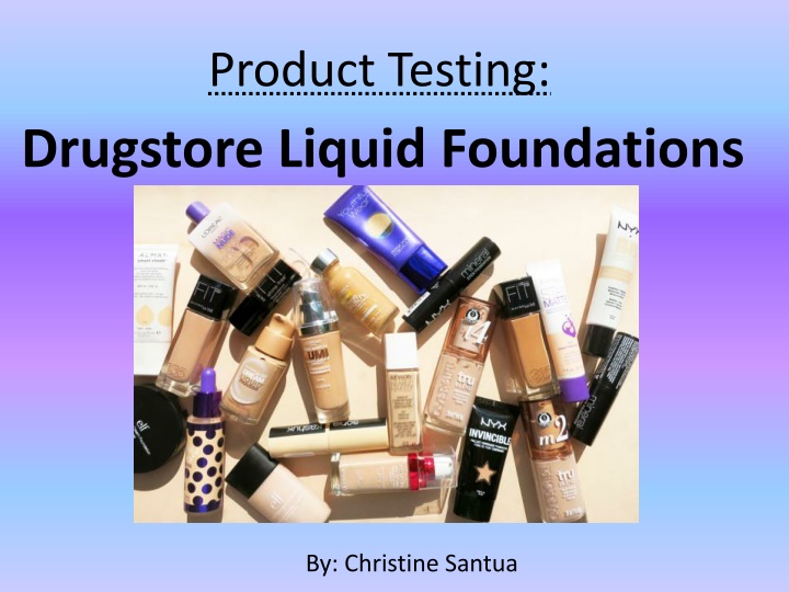 product testing