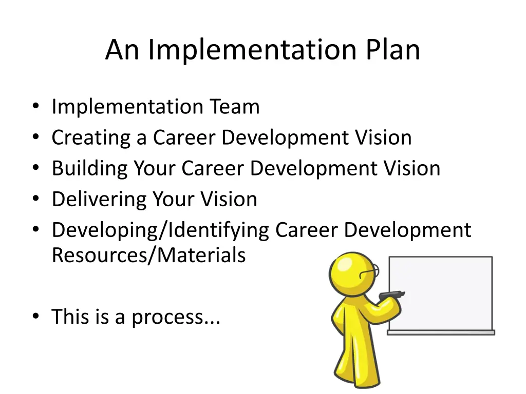 an implementation plan