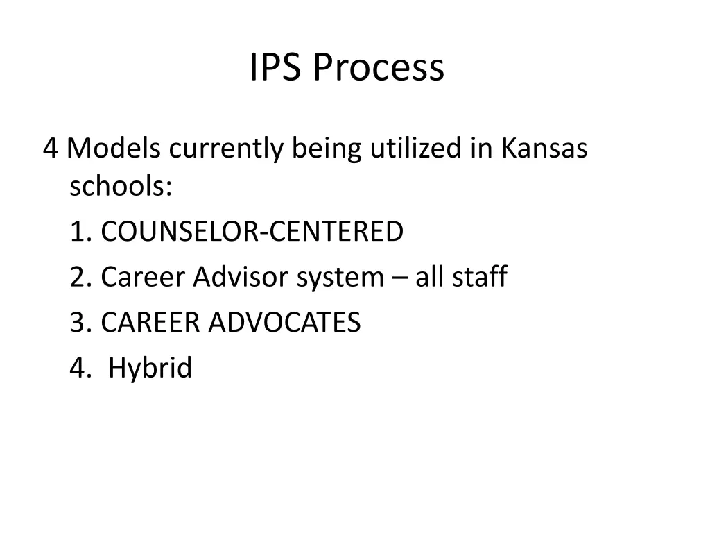 ips process